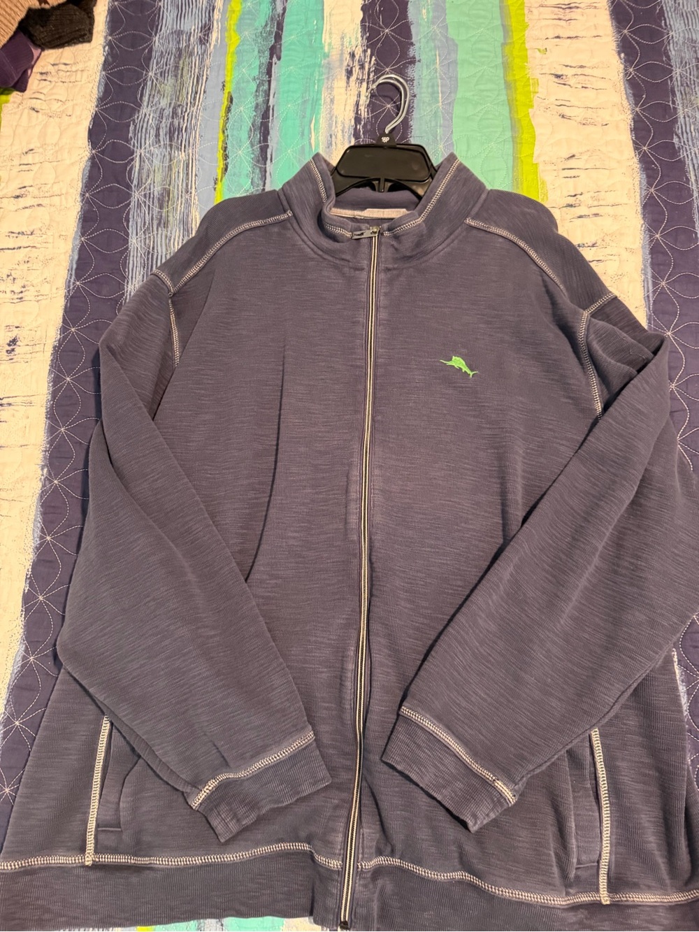 Tommy Bahama Zip Up Sweater